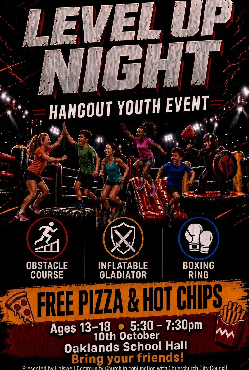Level Up Night event poster